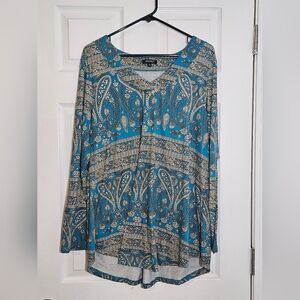 1X Folunsi Long Sleeved Tunic Top